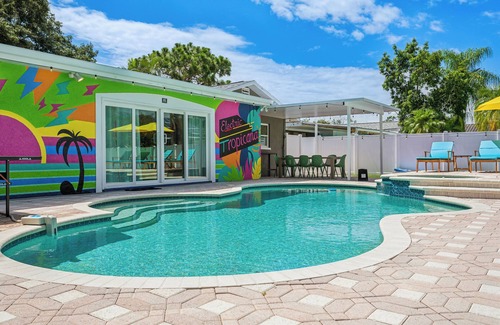 Seminole House | Electric Tropicana! Pickleball, Mini Golf, Pool