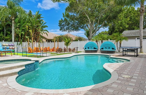 Seminole House | Electric Tropicana! Pickleball, Mini Golf, Pool