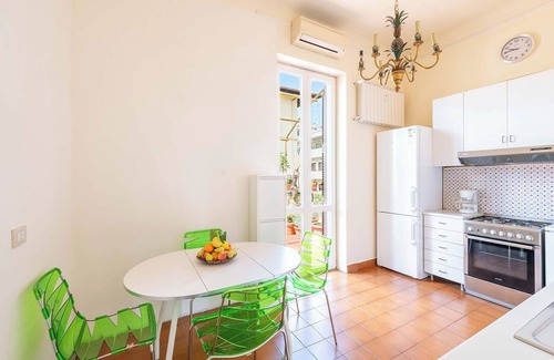 Quartiere Coppede Apartment | Elegant 2-Bed, Terraces Charming Coppedè District