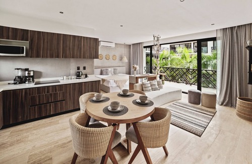 Zama Condo | Elegant 2BR w/King Bed, Pools & Rooftop Terrace, Step's Tulum’s Best Beaches
