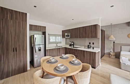 Zama Condo | Elegant 2BR w/King Bed, Pools & Rooftop Terrace, Step's Tulum’s Best Beaches