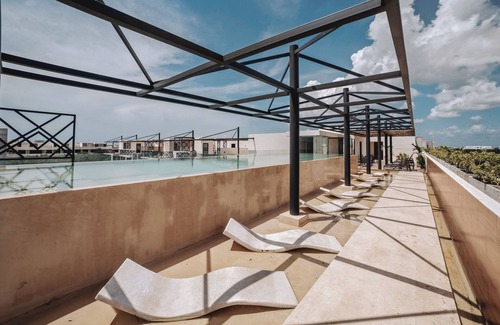 Zama Condo | Elegant 2BR w/King Bed, Pools & Rooftop Terrace, Step's Tulum’s Best Beaches