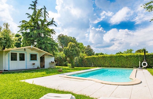 Pieve Vecchia Villa | Elegant and modern villa at 50 m from the lake with garden, swimming pool