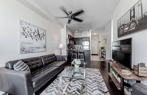 Bathurst Quay Apartment | Elegant Downtown Oasis with City and Lake Views Plus Parking!
