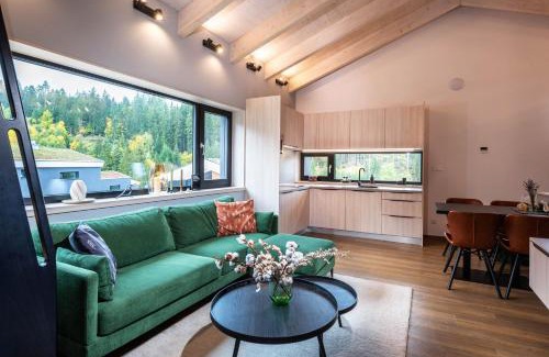Ruzomberok Apartment | Eliška apartment - modern mountain loft apartment in Ski resort Malino Brdo