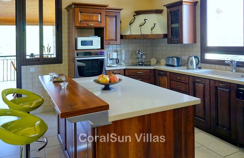 Argaka Villa | Elite, Spectacular Villa Enormous HEATED Pool Gym Excellent Location - Sleeps 15