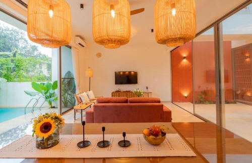 Vagator Villa | ELIVAAS 3 BHK with Pvt outdoor Pool - Mirai Gemini
