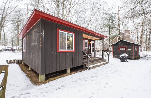 Voluntown Cabin | Ellis -Lakeside Cabin on Beach Pond with Wood Fired Finnish Sauna