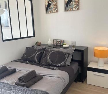 Mons-en-Baroeul Apartment | En hauteur, au pied du métro & 7mn du centre Lille