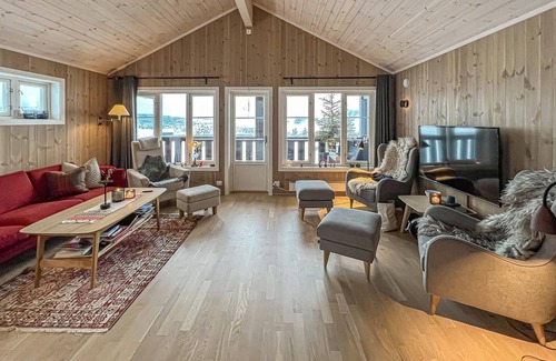 Vestre Slidre Apartment | Enjoy a great holiday in this fantastic holiday apartment with sweeping views of the countryside.