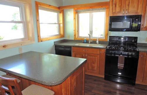 Cape Vincent Apartment | Enjoy a spectacular view of the St. Lawrence River from the Owner’s Apartment.