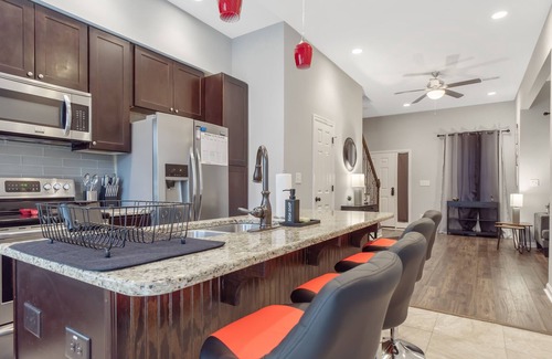 Southwest Raleigh House | Enjoy a stylish experience at this centrally-located beautiful house.