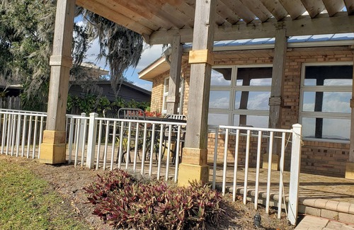 St. Cloud House | Enjoy fabulous lake views from your porch while sipping on a morning coffee.