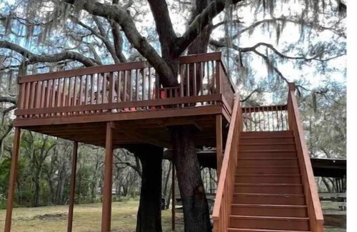 Fedhaven Cabin | Enjoy the sounds of nature when you stay in this unique place.n