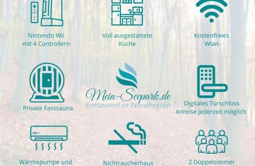 Reimboldshausen House | Entspannung in der Natur mit Seeblick und Sauna - Ferienhaus Felix von Mein-Seepark