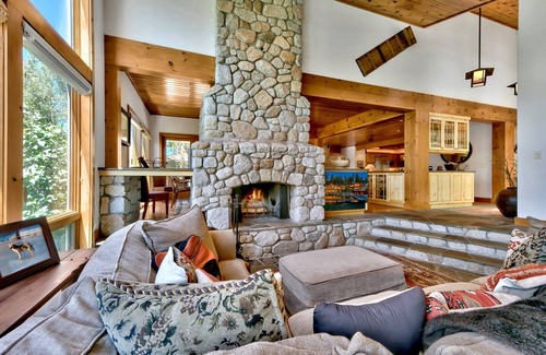 Tahoe Keys House | Epic Waterfront Estate, Dream Kitchen, Mountain Views, Dock, Hot Tub, Grill: Lakeside Estate