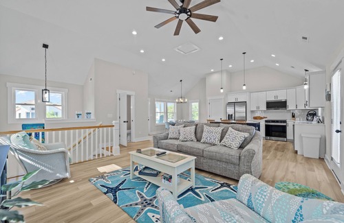 Monteray Shores House | Escape to Birdie Beach Bungalow— 4BR Soundside stay in Corolla, full of charm and family fun!