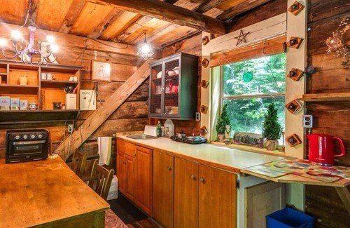 Katrine Cabin | Escape to this cozy & peaceful cabin in the woods!