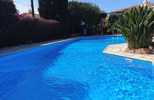 Peyia Town House | Eva Gardens corner house with stunning garden and huge pool next to CORAL BAY