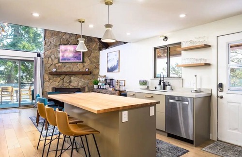 Evergreen House | Evergreen Dream - Cozy Modern A-Frame with incredible views. Pet Friendly!