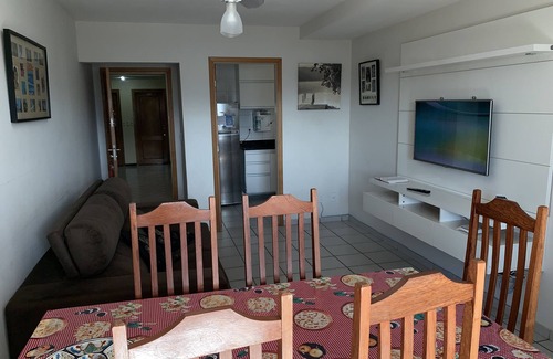 Praia do Morro Apartment | EXCELLENT APARTMENT 3 ROOMS W/FREE AIR WIFI MEDIUM OF THE BEACH OF MORRO ELEVADOR