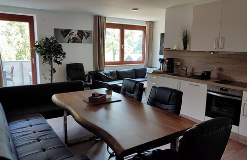 Metelen Apartment | Exceptional "Hufgetrappel" vacation apartment at Seehof Reuter
