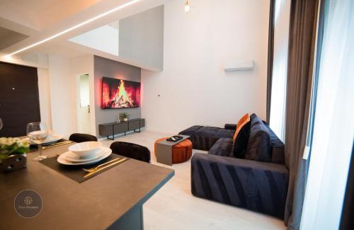 Sector 2 Apartment | Executive 1BR Duplex with Balcony & Parking in Pipera Business Area