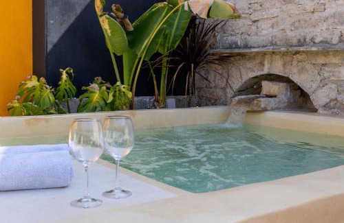 Agios Tychon Apartment | Exquisite 2BR modern village house w private pool