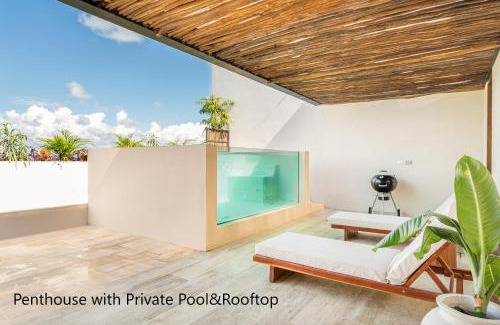 Tulum City Center Apartment | Extraordinary 2BR apartment in fully equipped hotel in Tulum