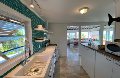 Farmer's Hill House | Fair Winds: Tropical Beach House, Stunning Ocean Views, Steps to the Beach!