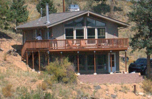 Denver Cabin | Falcon Ridge Chalet-Woodland Park: WiFi & Views, Deck and Views of Pikes Peak