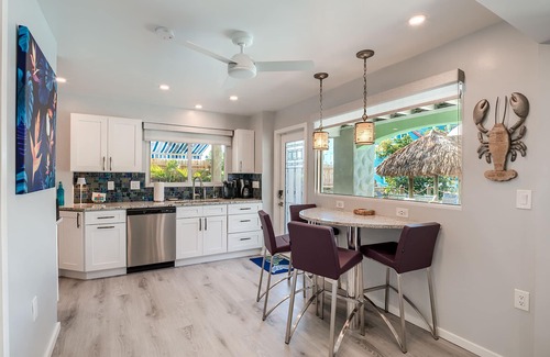 Fort Myers Beach Villa | FALL SPECIAL "ParrotEyes FMB" North Island Beauty! Pvt Pool, TOTAL RENOVATION