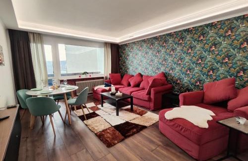 Sankt Urban Apartment | Familienapartment mit Pool, Spa und Panoramablick