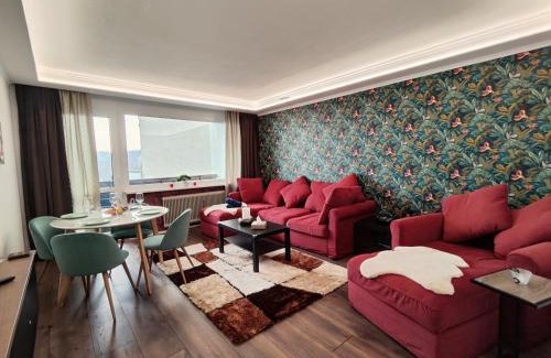 Sankt Urban Apartment | Familienapartment mit Pool, Spa und Panoramablick