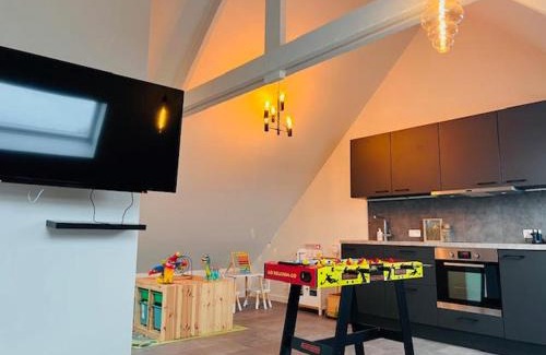 Gistel Apartment | Family Appartement 'MarieO' with Game Room and outdoor facilities