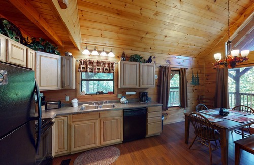 Caton Cabin | Family-friendly cabin with a private hot tub, loft, and pool table
