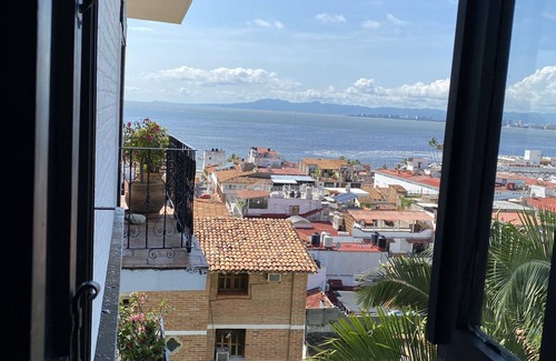 Downtown Puerto Vallarta Condo | Family friendly, ocean view in Central, art zone; 5 min to beach