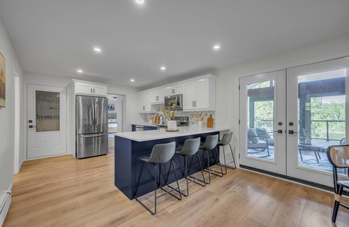 Quinte West Cottage | Family Friendly Nature Stay with Private Pond & Hot Tub