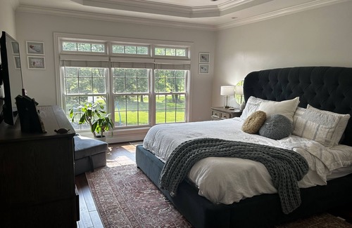 Georgetown House | Family home with large deck with a beautiful view of golf course.