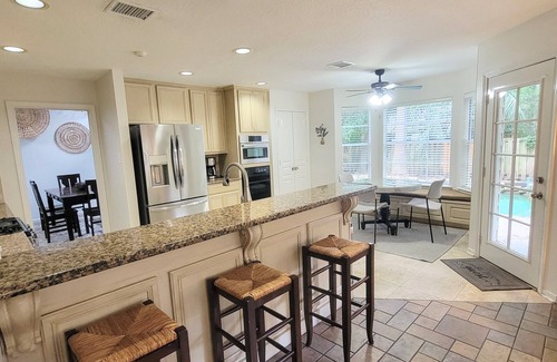 Alden Bridge House | Family home with private pool/spa in heart of The Woodlands TX