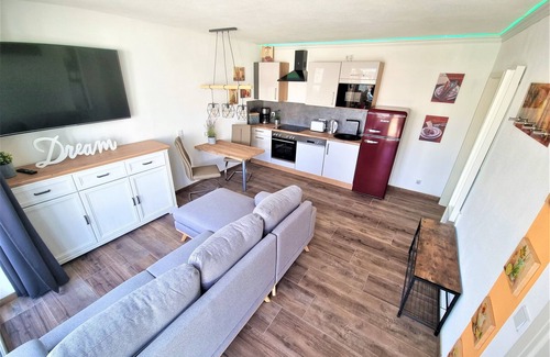 Oettingen in Bayern Apartment | Family oasis: 36m², terrace, pets welcome