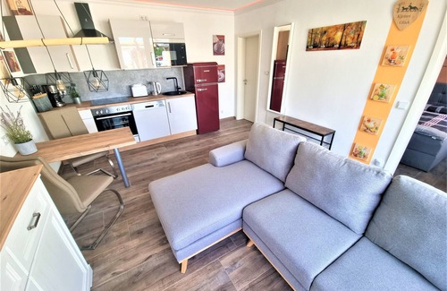 Oettingen in Bayern Apartment | Family oasis: 36m², terrace, pets welcome