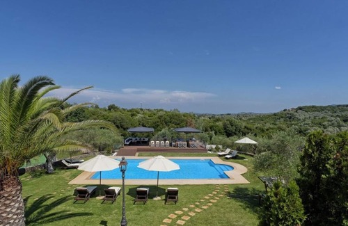 Vassilatika Villa | Family Privilege Villas | Sleep 12 - 16 People | Tennis Court & Heated Pool