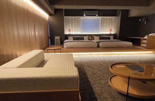 Asakusa Hotel | Family Room with 2 Sofa Beds hotel in superb Taito City with fitness room, AC