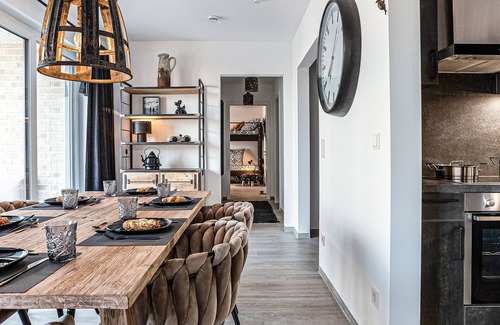 Dahme Apartment | Family vacation, Baltic Sea, close to the beach, stylish, sauna, 2 bedrooms, balcony