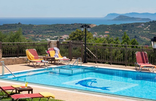 Polemarchi Villa | Family Villa Harmony Dreamhill w/Pool, Children Area, shaded BBQ & Ping Pong