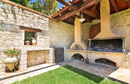Polemarchi Villa | Family Villa Harmony Dreamhill w/Pool, Children Area, shaded BBQ & Ping Pong