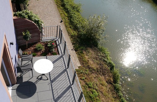 Wertheim Apartment | Fantastic apartments with a sun terrace directly on the shores Tauber