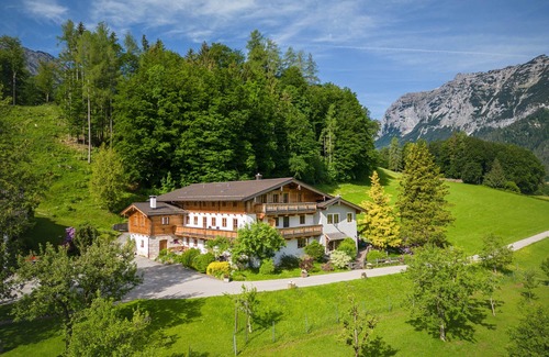 Ramsau bei Berchtesgaden Apartment | Ferienwohnung Alpenliebe, 1-2 Personen, 50 qm, Dusche/WC, TV, W-LAN, 1 Schlafzimmer, barrierefrei, Lift