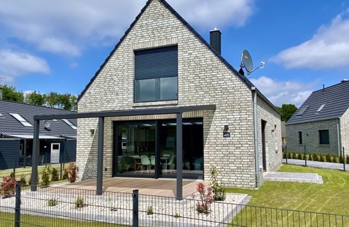 Barssel House | Ferienhaus Seestern am Harkebrügger See mit Sauna und Kamin